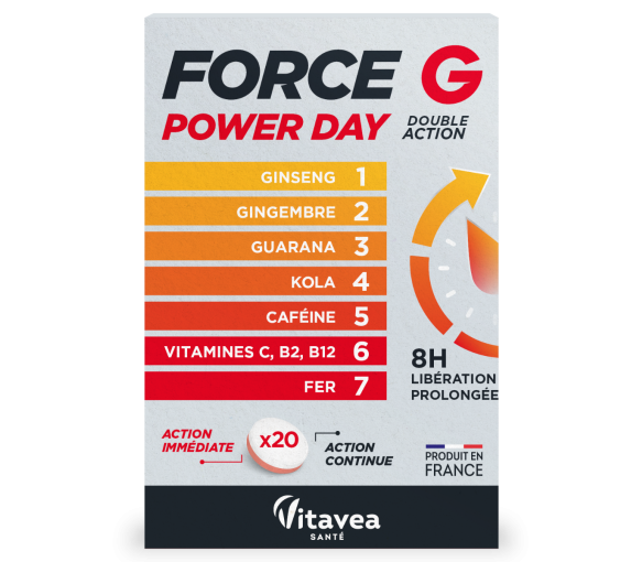 Force G Power Day Vitavea - boîte de 20 comprimés - image 1