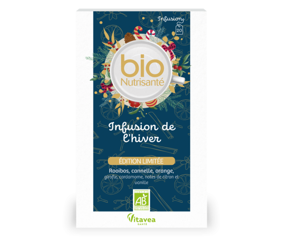 Infusion de l'hiver bio Vitavea - boite de 20 sachets - image 1