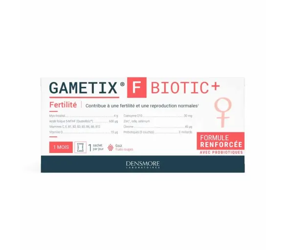 Gametix F Biotic + fertilité Densmore - boite de 30 sachets - image 1