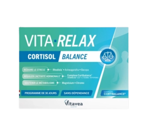 Vita relax cortisol balance Vitavea - boîte de 30 gélules