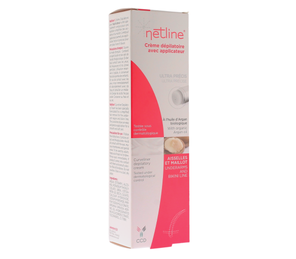 Crème dépilatoire avec applicateur Netline - tube de 100ml + 1 applicateur - image 1