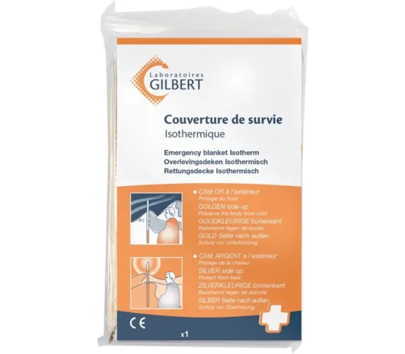 Couverture de survie isothermique Gilbert - 1 couverture
