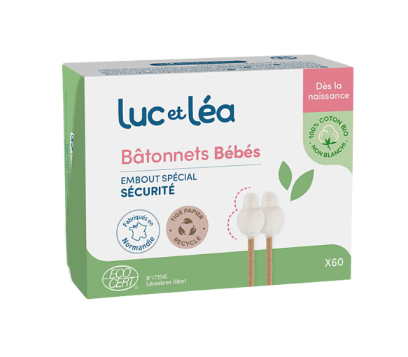 Bâtonnets bébés Luc et Léa - boite de 60 bâtonnets