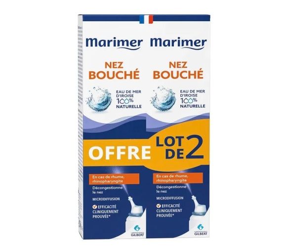 Marimer spray nez bouché Gilbert - lot de 2 sprays de 100ml - image 1