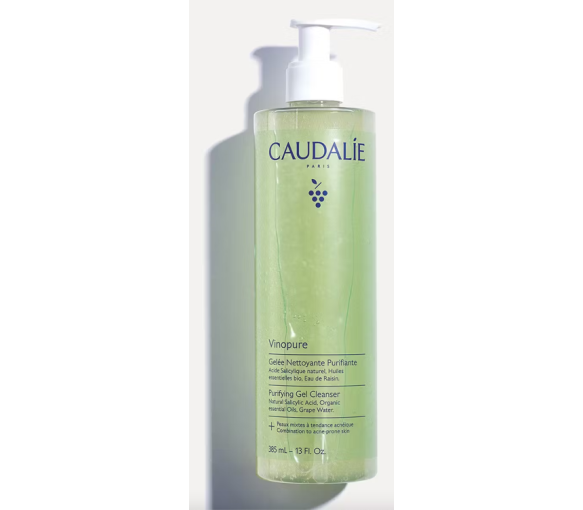Vinopure Gelée nettoyante purifiante Caudalie - flacon-pompe de 385ml