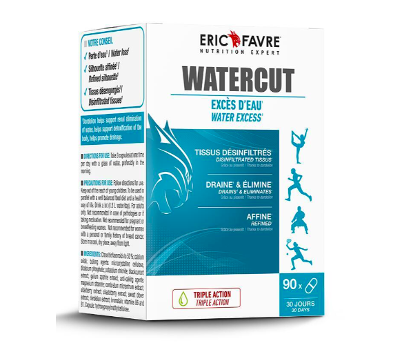 Water Cut excès d'eau Eric Favre - boîte de 90 gélules - image 1