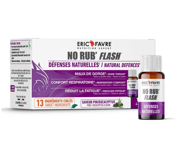 No rub'flash défenses naturelles Eric Favre - boîte de 12 shots de 10ml - image 1