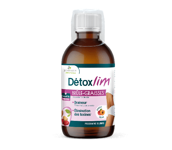 Détoxlim Brûle-graisses 3 Chênes - flacon de 500ml