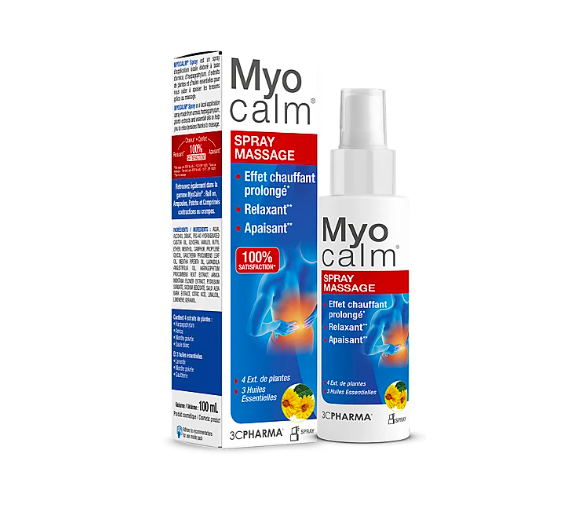 Myocalm spray contraction musculaire 3C Pharma - spray de 100 ml
