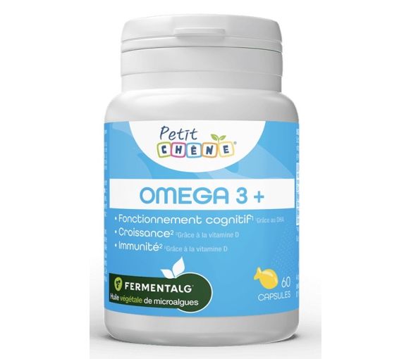Petit Chêne Omega 3+ Les 3 Chênes - boîte de 60 capsules