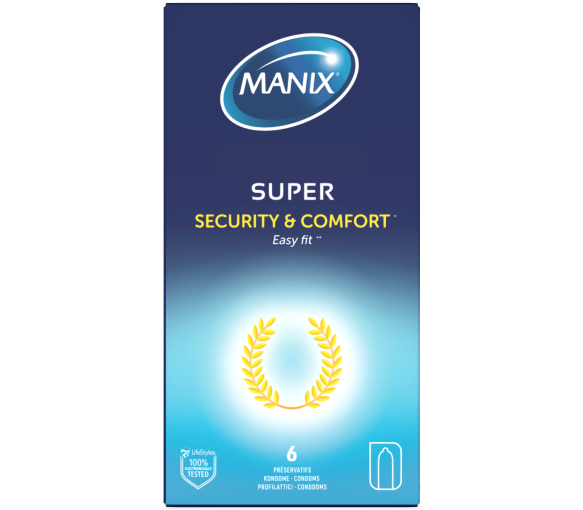 Préservatifs Super Manix - boîte de 6 préservatifs - image 1