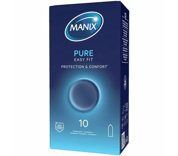 Préservatifs Pure Easy fit Manix - boîte de 10 préservatifs - image 1