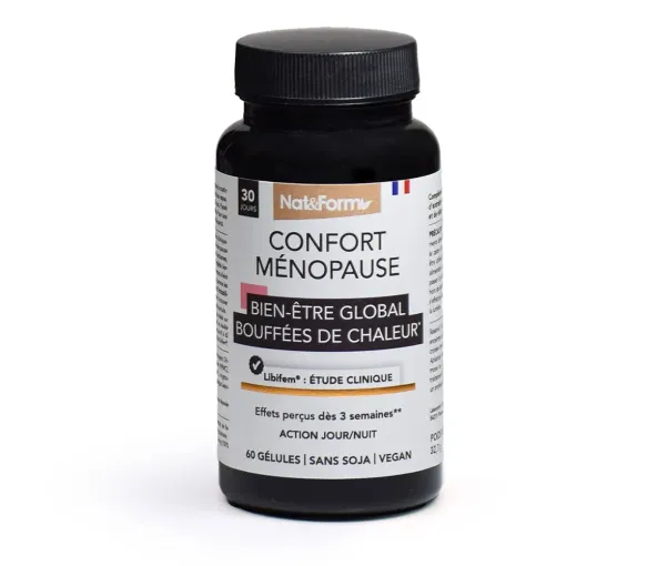 Confort ménopause Nat&Form - boîte de 60 gélules