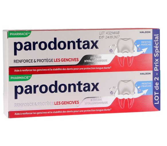 Dentifrice renforce et protège les gencives Parodontax - lot de 2 tubes de 75ml - image 1