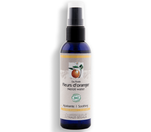 Eau florale fleurs d'oranger bio apaisante Laboratoire Haut-Ségala - spray de 100ml - image 1