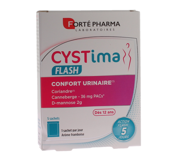 Cystima flash confort urinaire Forté pharma - boite de 5 sachets - image 1