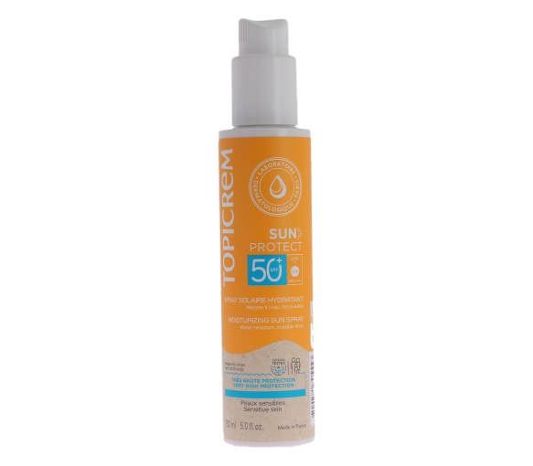 Sun protect spray solaire hydratant spf50+ Topicrem - spray de 150ml - image 1