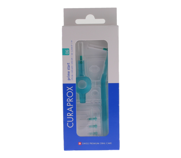 Set de brossettes interdentaires prime start taille 06 Curaprox - boite de 5 brossettes - image 1