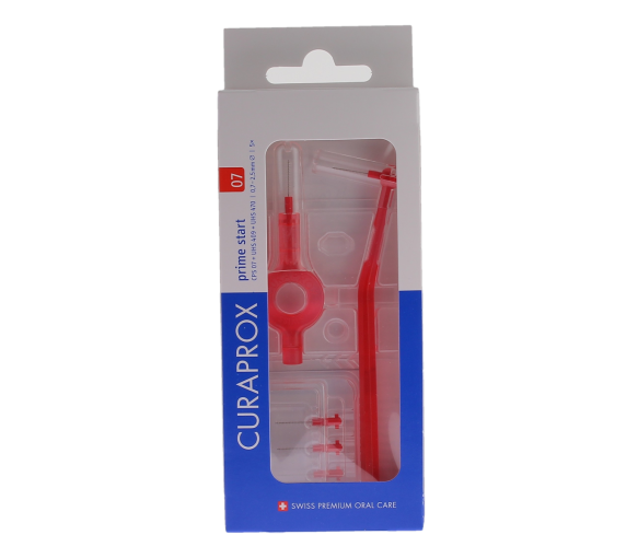 Set de brossettes interdentaires prime start taille 07 Curaprox - boite de 5 brossettes - image 1