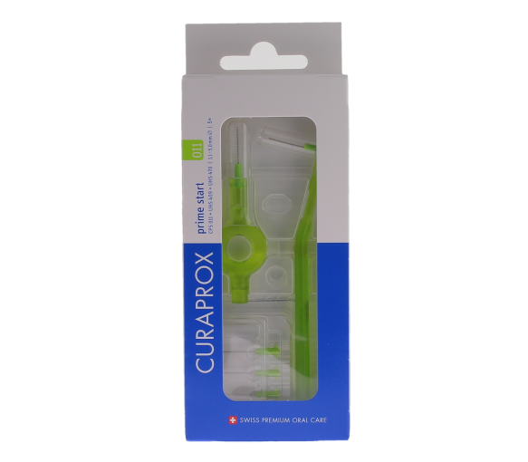 Set de brossettes interdentaires prime start taille 011 Curaprox - boite de 5 brossettes - image 1