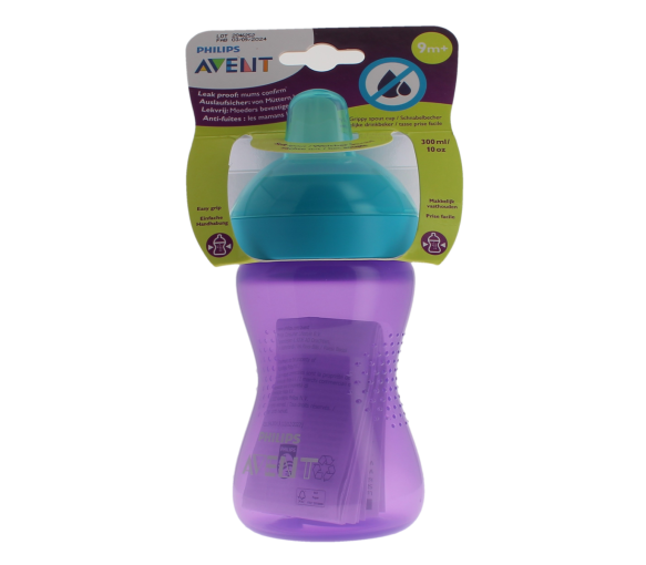 Avent tasse à bec souple violet 9 mois et + Philips - tasse de 300ml - image 1