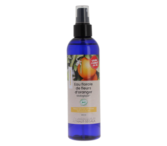 Eau florale fleurs d'oranger bio apaisante Laboratoire Haut-Ségala - Spray de 250ml - image 1