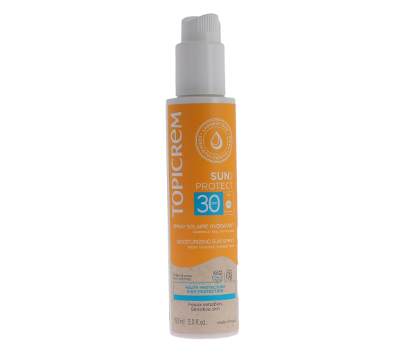 Sun protect spray solaire hydratant spf30 Topicrem - spray de 150ml - image 1