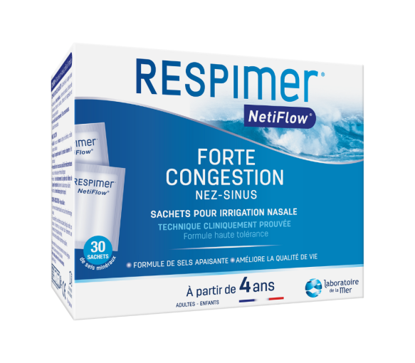 Netiflow forte congestion Respimer - boite de 30 sachets
