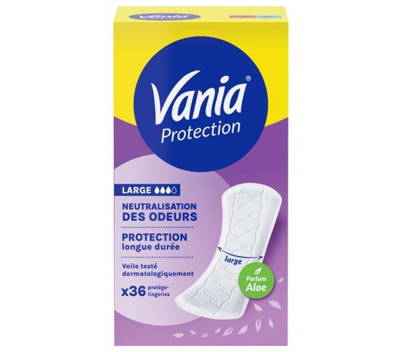 Protection large neutralisation des odeurs Vania - boite de 36 protège-lingeries