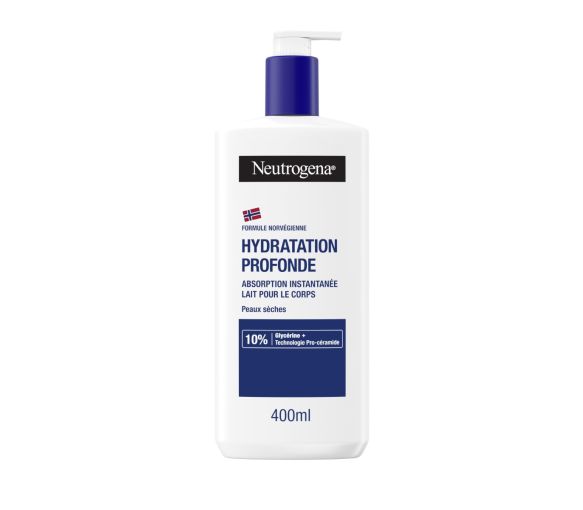 Hydratation Profonde Lait corps hydratant Neutrogena - flacon-pompe de 400 ml - image 1