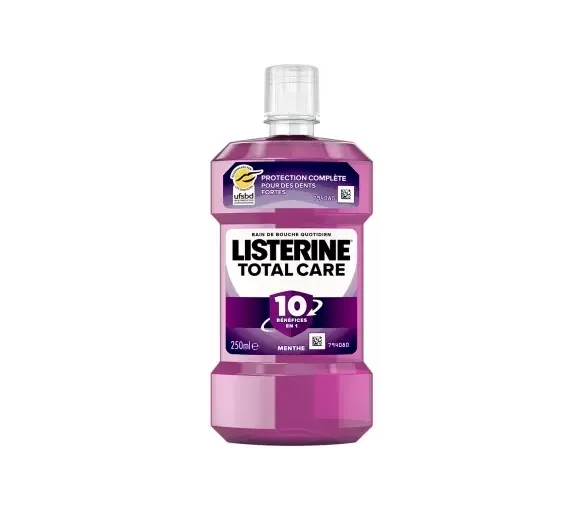 Bain de bouche Total Care menthe Listerine - flacon de 250ml - image 1