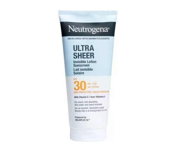 Ultra Sheer Lait corps invisible solaire SPF30 Neutrogena - tube de 200ml