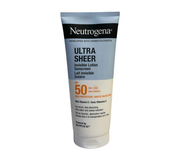 Ultra Sheer Lait corps invisible solaire SPF50 Neutrogena - tube de 200ml - image 1