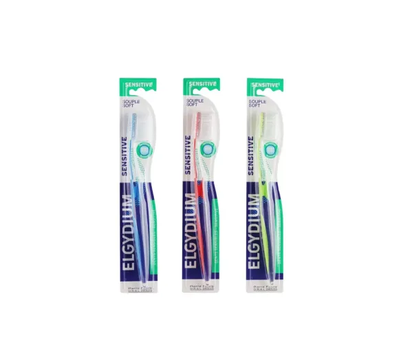 Brosse à dents Sensitive souple Elgydium - 1 brosse à dents