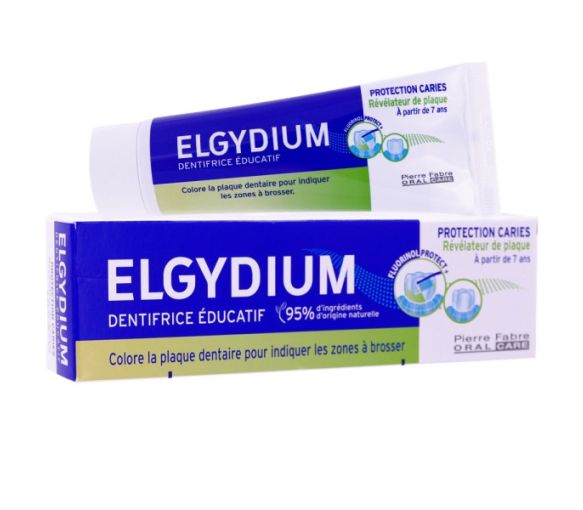 Dentifrice éducatif protection caries goût pomme Elgydium - tube de 50ml