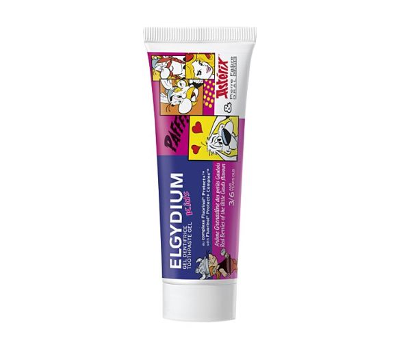 Dentifrice Astérix enfant 3/6ans arôme grenadine Elgydium - tube de 50ml - image 1