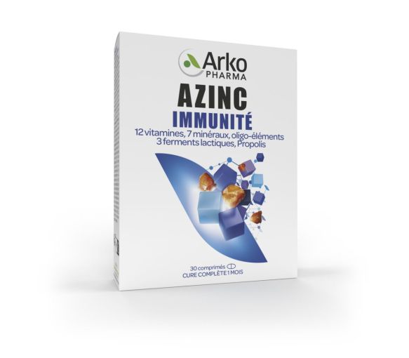 Azinc Immunité Arkopharma - boîte de 30 comprimés - image 1