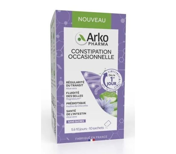 Arkogélules Constipation occasionnelle Arkopharma - boîte de 10 sachets - image 1