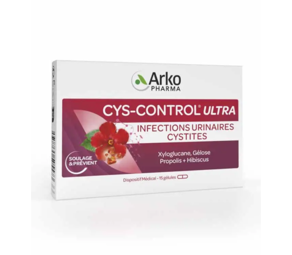 Cys-control ultra Arkopharma - boite de 15 gélules