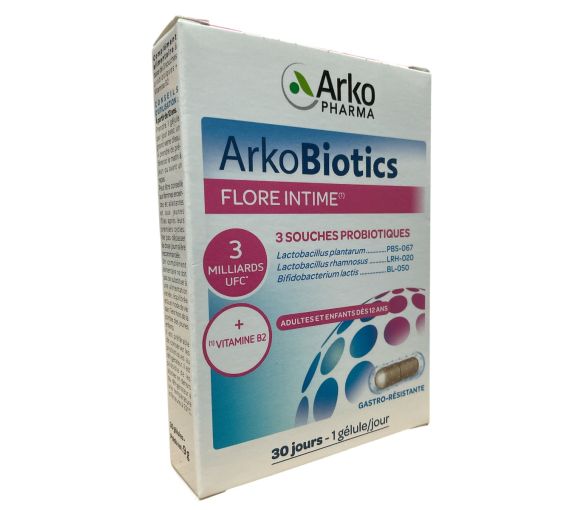 Arkobiotics flore intime Arkopharma - boite de 30 gélules