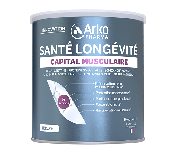 Santé longévité capital musculaire Arkopharma - pot de 300g