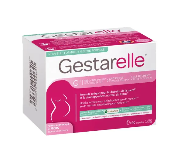 Gestarelle G+ préconception, grossesse et allaitement Biocodex - boîte de 90 capsules - image 1