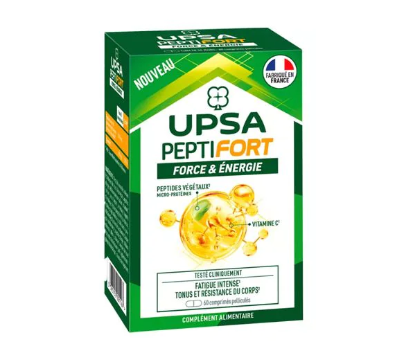 PeptiFort force & énergie Upsa - boîte de 60 comprimés
