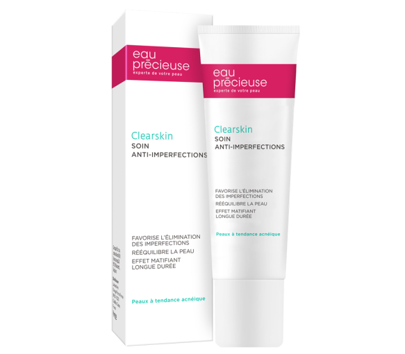 Soin anti-imperfections clearskin Eau précieuse - tube de 50 ml