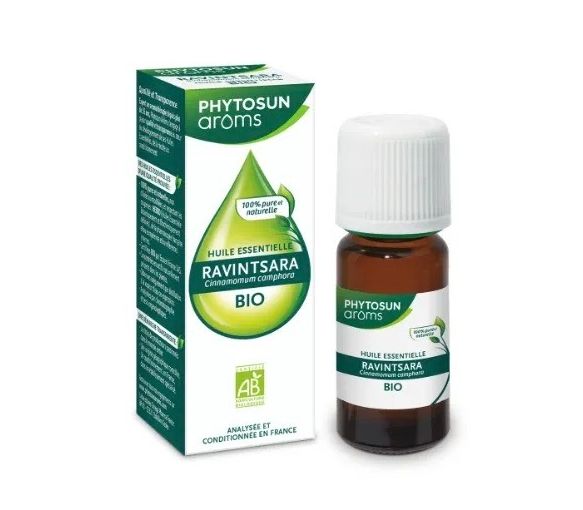 Huile Essentielle Ravintsara bio Phytosun Arôms - flacon de 10ml