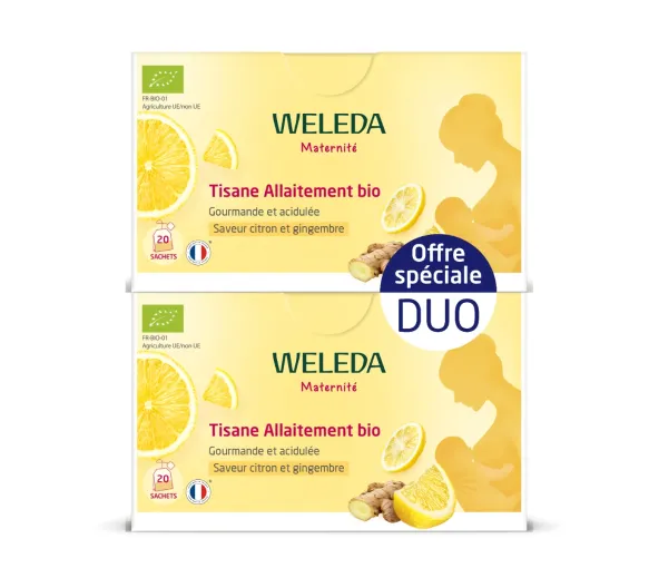Tisane allaitement bio saveur citron et gingembre Weleda - image 1
