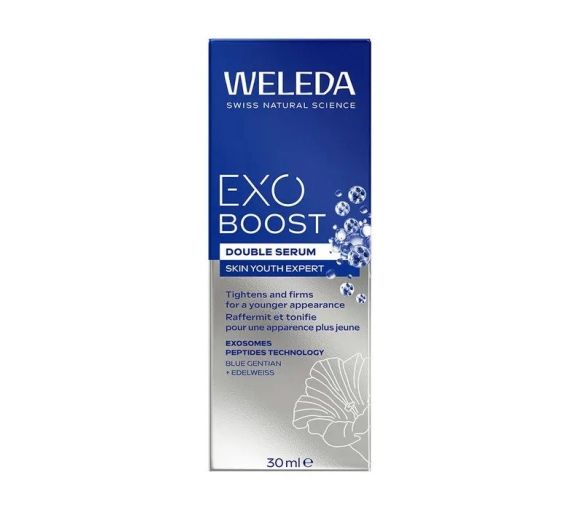 Exo Boost double sérum Weleda - flacon-pompe de 30ml