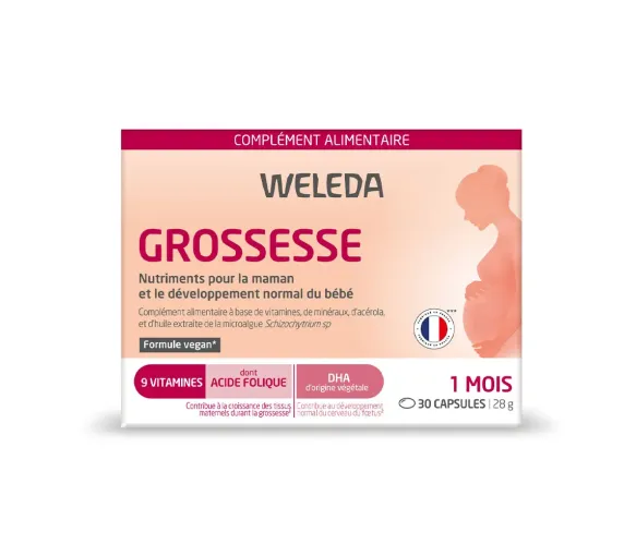 Grossesse Weleda - boîte de 30 capsules