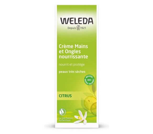 Crème nourrissante mains et ongles citrus Weleda - tube de 50ml - image 1