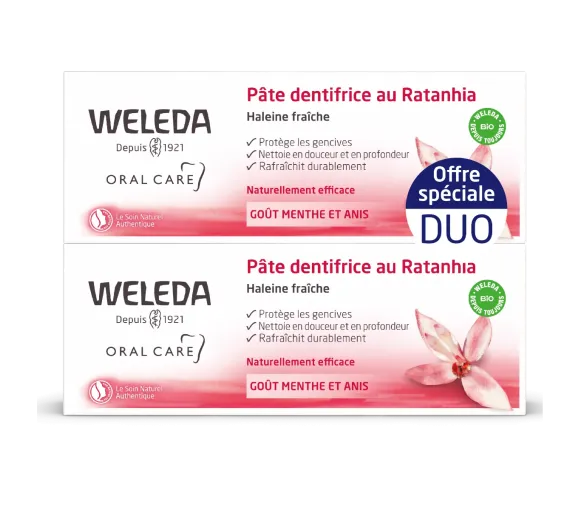 Pâte dentifrice au ratanhia Weleda - image 1